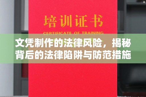 户县文凭制作的法律风险，揭秘背后的法律陷阱与防范措施