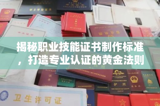 户县揭秘职业技能证书制作标准，打造专业认证的黄金法则